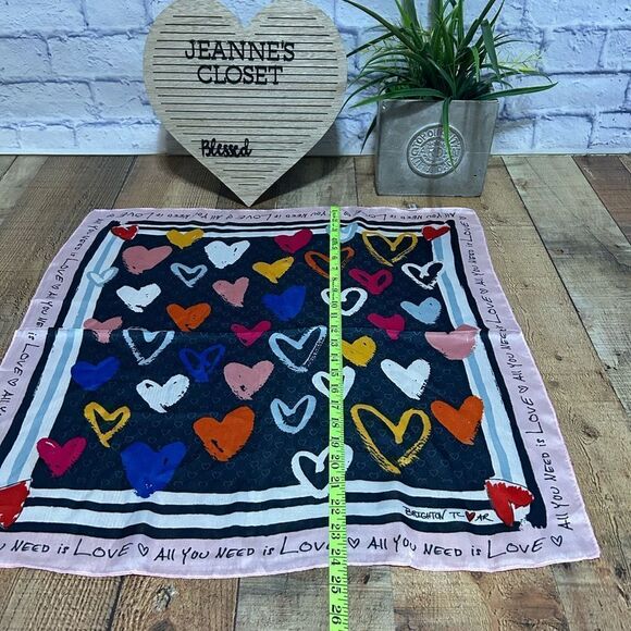 Brighton Color of Love Scarf Design By Tom Clancy 24” - Picture 3 of 6